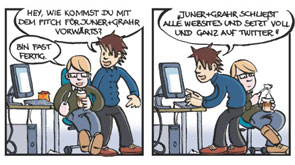 Neulich in der Agentur – ein SEO-Comic Neulich in der Agentur – ein SEO-Comic